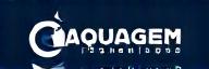 Logo Aquagem Fishing bianco